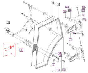 Mahindra Tractor Locker Assembly LH Left Side E007518704D91 Mahindra