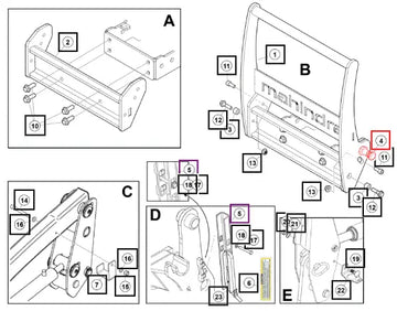 Mahindra Tractor Locking Pin 60085907ALO Mahindra Direct Parts