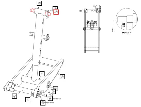 Mahindra Tractor Locking Pin 6100251ALO Mahindra Direct Parts