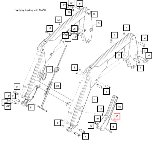 Mahindra Tractor Locking Pin, Hcb 12x73 Fzb 5050830ALO Mahindra Direct Parts
