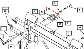 Mahindra Tractor Locknut 1/2-13UNC KMW05552136 Mahindra Direct Parts