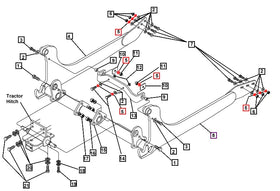 Mahindra Tractor Lockwasher 1/2 Inch KMW05442012 Mahindra Direct Parts