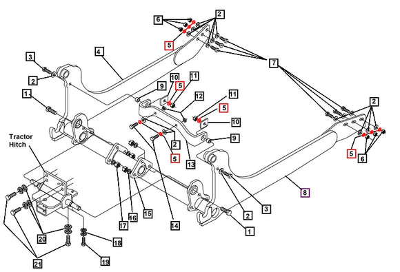 Mahindra Tractor Lockwasher 1/2 Inch KMW05442012 Mahindra Direct Parts