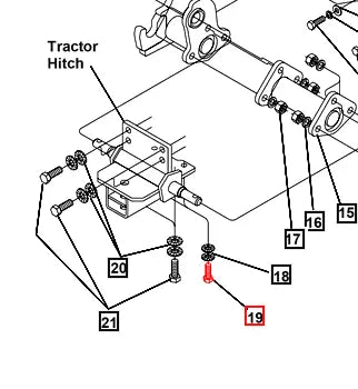Mahindra Tractor Lockwasher KMW05402028 Mahindra Direct Parts