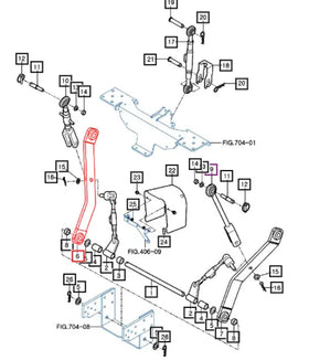 Mahindra Tractor Lower 3 Point Lift Arm RH Right 11615203200GB Mahindra