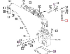 Mahindra Tractor Lower Injector Gasket MD070717