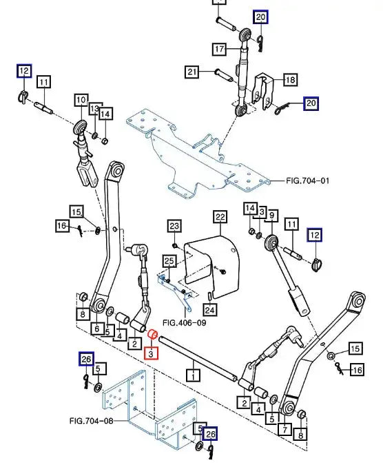 Mahindra Tractor Lower Link Pin Small Spacer 11615200030 Mahindra
