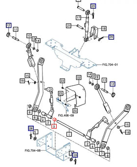 Mahindra Tractor Lower Link Pin Small Spacer 11615200030 Mahindra