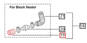 Mahindra Tractor Lower Radiator Hose 006001628B3 Mahindra Direct Parts