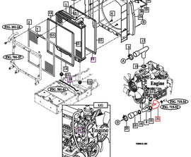 Mahindra Tractor Lower Radiator Hose At Engine 12601040220 Mahindra