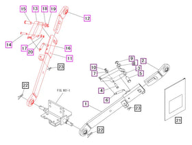 Mahindra Tractor Lower Right Lifting Arm 12152565000 Mahindra Direct Parts