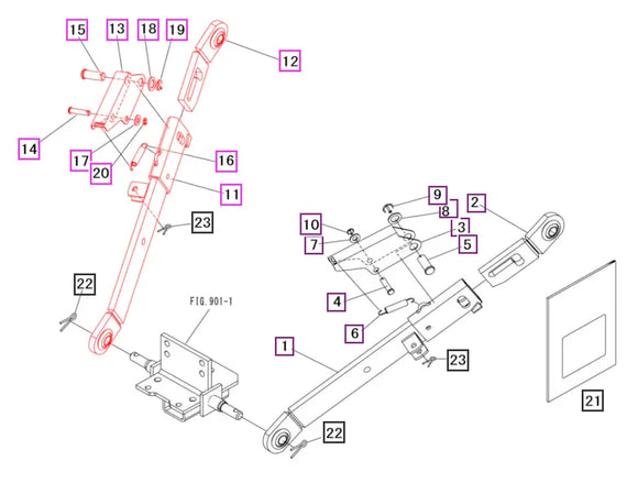 Mahindra Tractor Lower Right Lifting Arm 12152565000 Mahindra Direct Parts