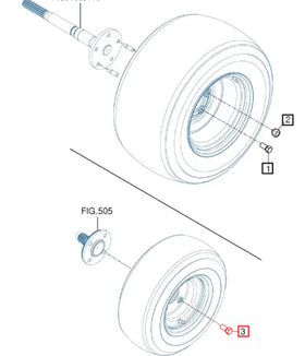 Mahindra Tractor Lug Bolt 11613440010 Mahindra