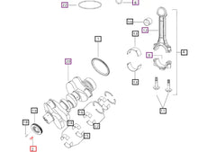 Mahindra Tractor M10 20mm Bolt 000020884E05