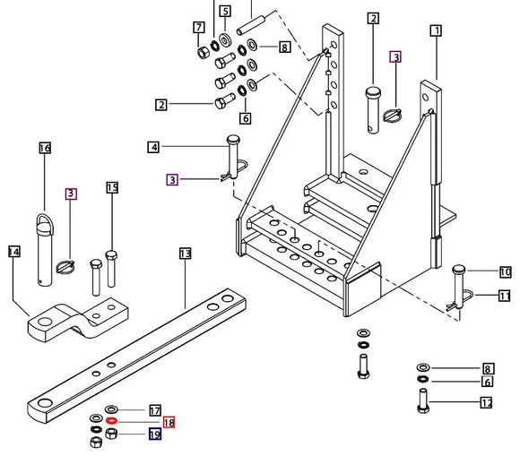 Mahindra Tractor M16 Lock Washer SF0402064 Mahindra
