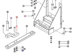 Mahindra Tractor M16 Nut SF0301180 Mahindra