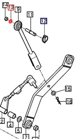 Mahindra Tractor M16 Spring Washer V4011600160 Mahindra Direct Parts