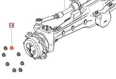 Mahindra Tractor M18 Lug Nut 008007519C1