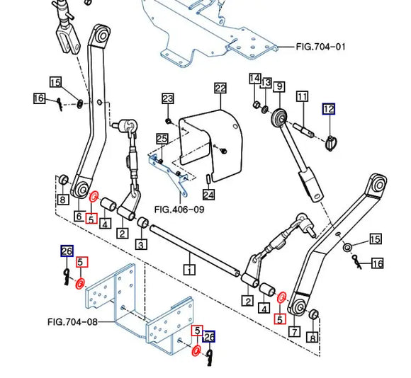 Mahindra Tractor M22 Washer V4111600220 Mahindra