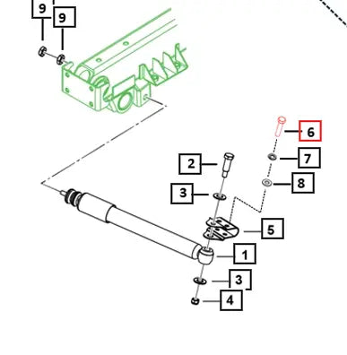 Mahindra Tractor M8 Hex Bolt 2108264 Mahindra Direct Parts