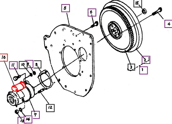 Mahindra Tractor Magnet, Switch Assy (Starter Motor) 35/411 2EM0701D Mahindra Direct Parts