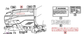 Mahindra Tractor Mahindra Label 19488787000 Mahindra Direct Parts