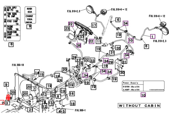 Mahindra Tractor Main 60A Amp Fuse Yellow 19480721200 Mahindra