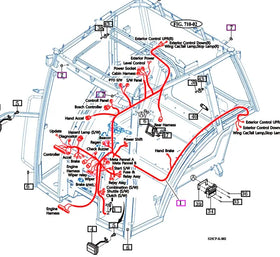 Mahindra Tractor Main Cab Wiring Harness 15896802704 Mahindra Direct Parts