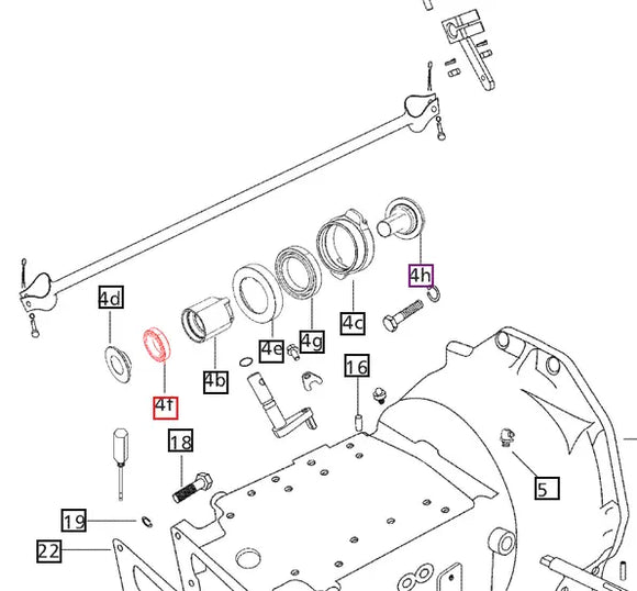 Mahindra Tractor Main Clutch Bearing 006505933C1 Mahindra Direct Parts