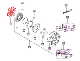Mahindra Tractor Main Clutch Disc 006505466C92 Mahindra