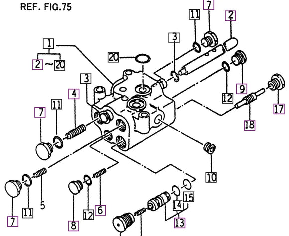 Mahindra Tractor Main Control Valve 16495072000 Mahindra Direct Parts