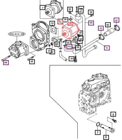 Mahindra Tractor Main Hydraulic Pump 14505151001 Mahindra Direct Parts
