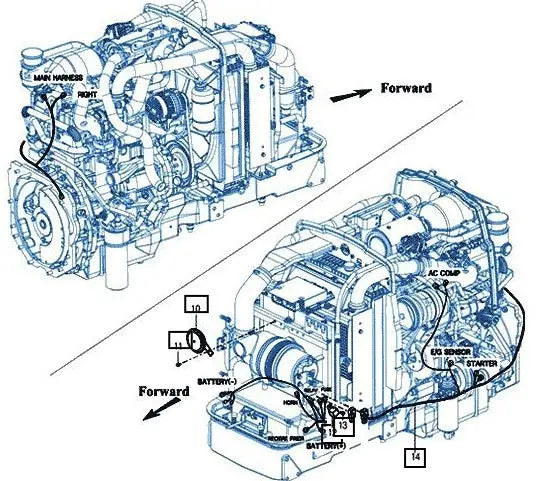 Mahindra Tractor Main Wiring Harness 12276682201 Mahindra