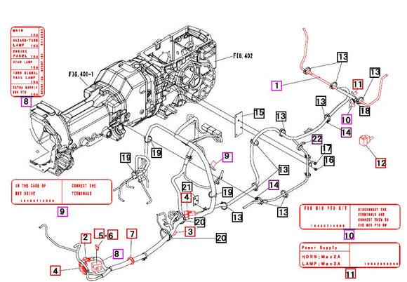 Mahindra Tractor Main Wiring Harness 19460711002 Mahindra Direct Parts
