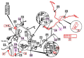 Mahindra Tractor Main Wiring Harness 19582956001 Mahindra Direct Parts