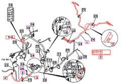 Mahindra Tractor Main Wiring Harness 19582956001