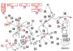 Mahindra Tractor Main Wiring Harness 19582961001 Mahindra Direct Parts