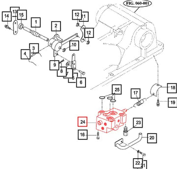 Mahindra Tractor Main, Main Control Valve Assy(23/281 14575032100 Mahindra Direct Parts