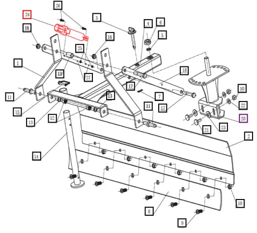 Mahindra Tractor Manual Holder PP2503 Mahindra Direct Parts