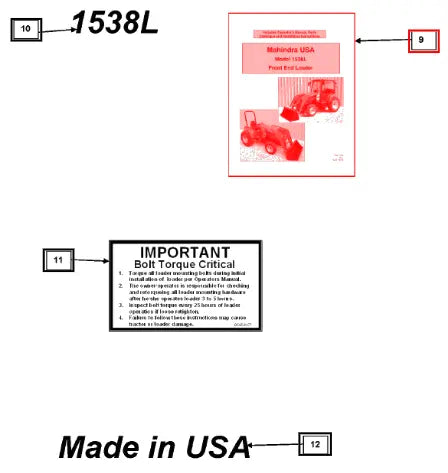 Mahindra Tractor Manual - Operators KMW15031263 Mahindra Direct Parts
