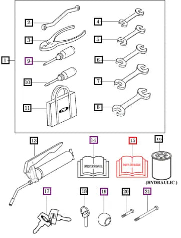 Mahindra Tractor Manual Parts For 7010 18999500010 Mahindra Direct Parts