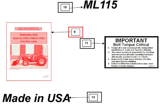 Mahindra Tractor Manual, Operator And Parts KMW15031196 Mahindra Direct Parts