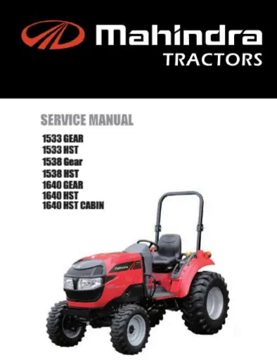 Mahindra Tractor Manuals - Digital Download PDF Mahindra Direct Parts