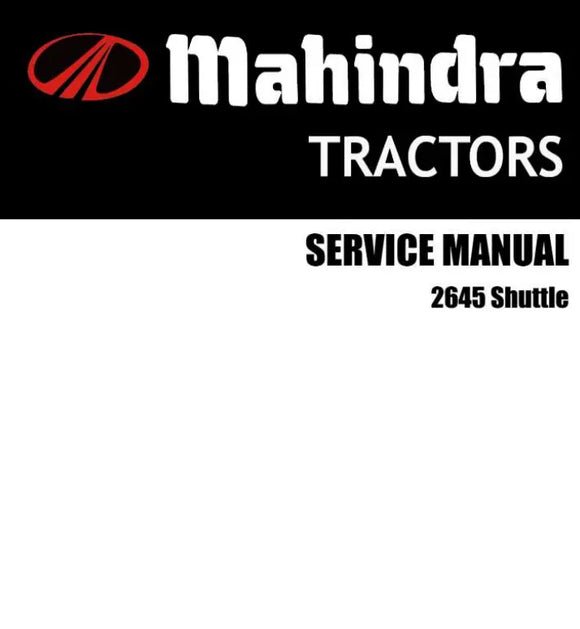 Mahindra Tractor Manuals - Digital Download PDF Mahindra Direct Parts