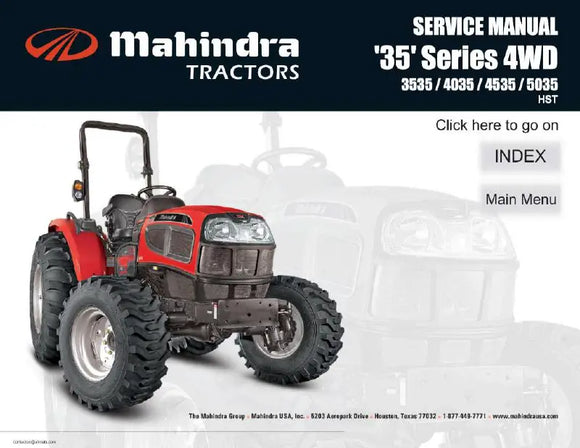 Mahindra Tractor Manuals - Digital Download PDF Mahindra Direct Parts
