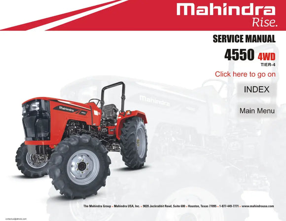 Mahindra Tractor Manuals - Digital Download PDF Mahindra Direct Parts