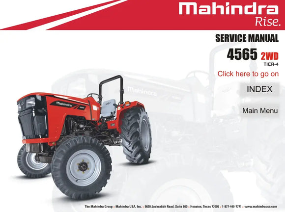 Mahindra Tractor Manuals - Digital Download PDF Mahindra Direct Parts