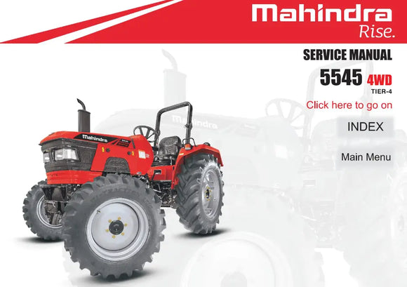 Mahindra Tractor Manuals - Digital Download PDF Mahindra Direct Parts