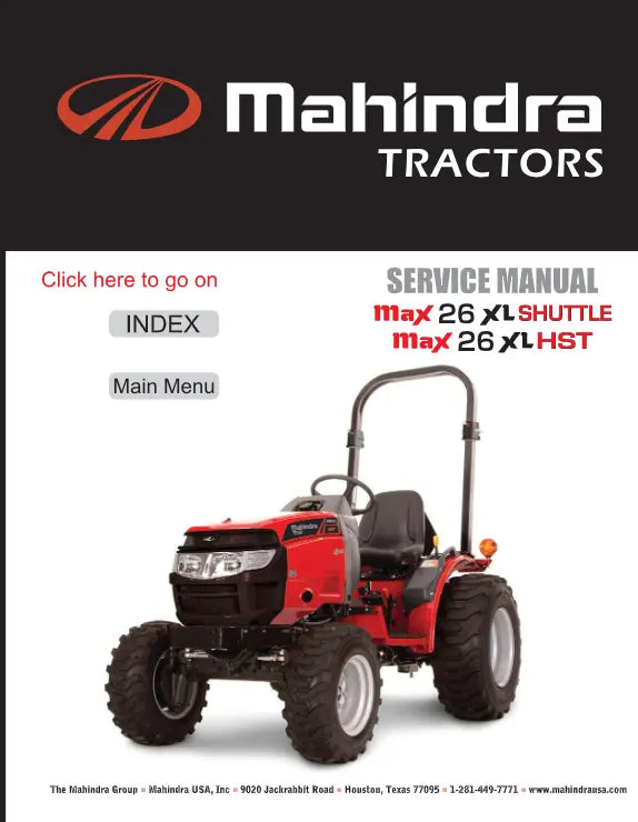 Mahindra Tractor Manuals - Digital Download PDF Mahindra Direct Parts