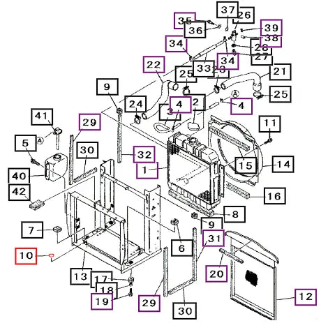 Mahindra Tractor Mark, Blind 19812821000 Mahindra Direct Parts